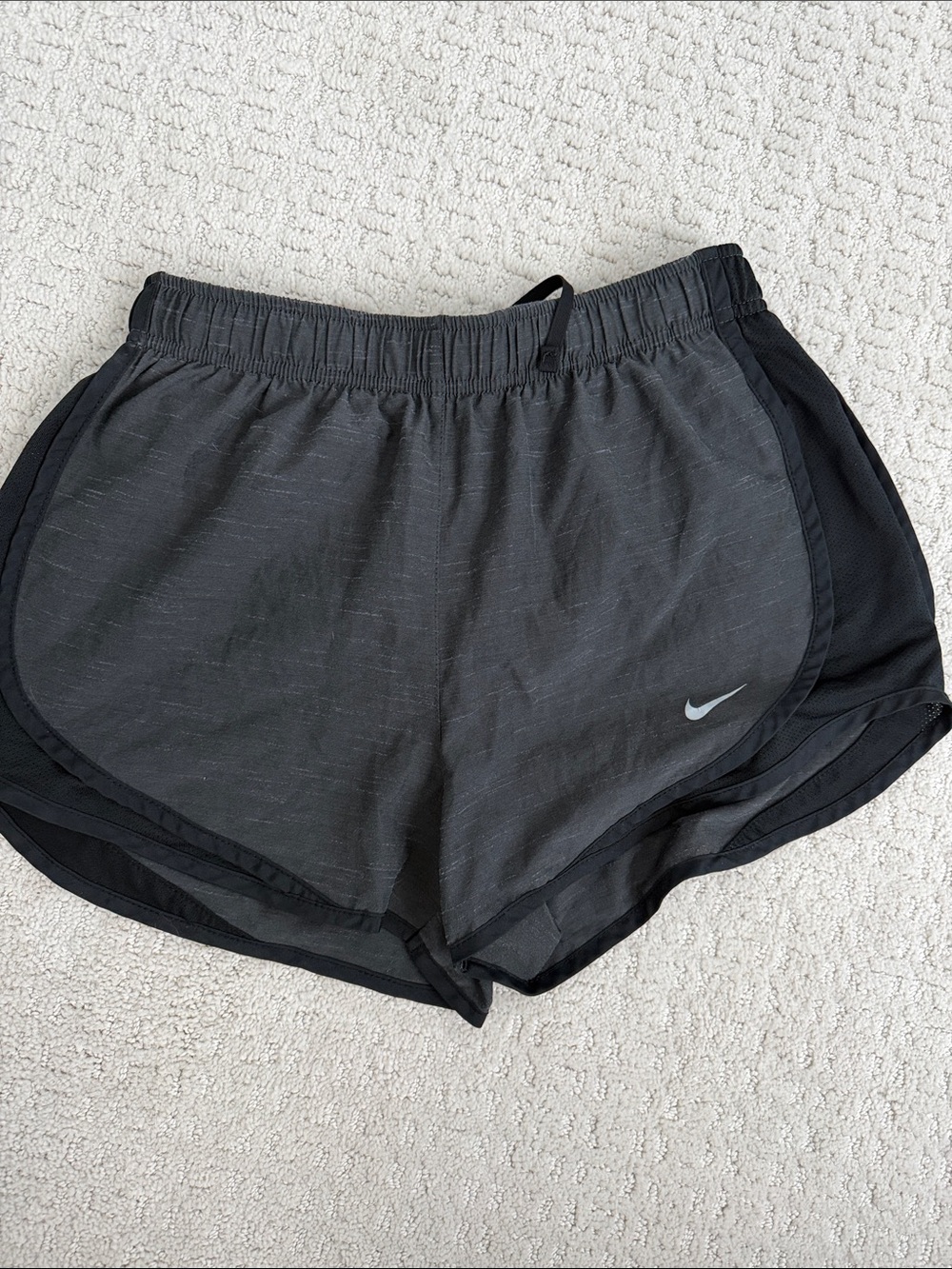Nike Women’s Black/Grey Athletic Running Shorts